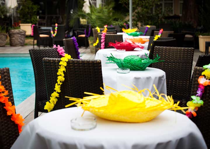 Soirée festive « exotique » pour l’entreprise Alcys Résidence