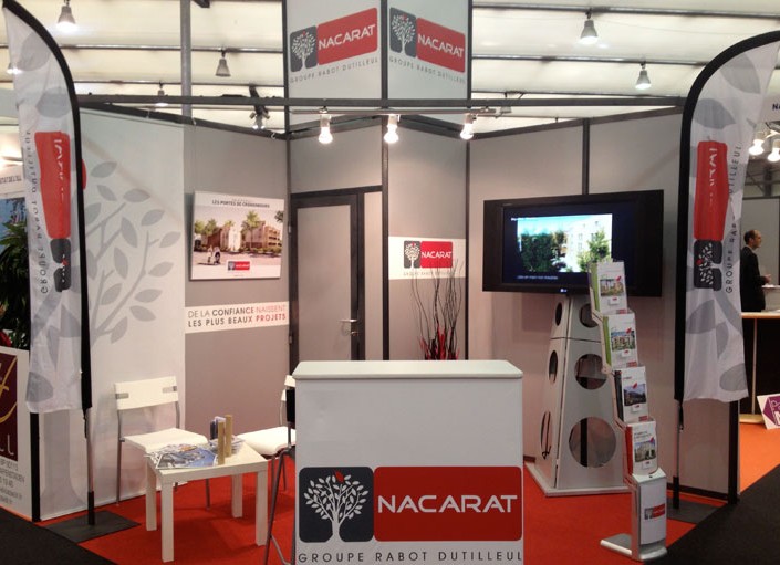 Stand NACARAT au Salon régional de l’Immobilier à Strasbourg