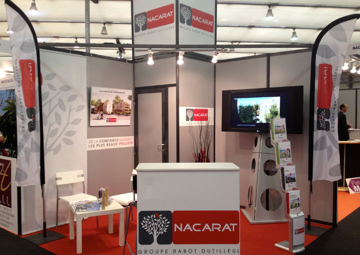 Stand NACARAT au Salon régional de l’Immobilier à Strasbourg