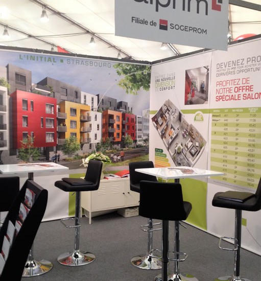 Stand ALPRIM – Salon Régional de l’Immobilier à Strasbourg