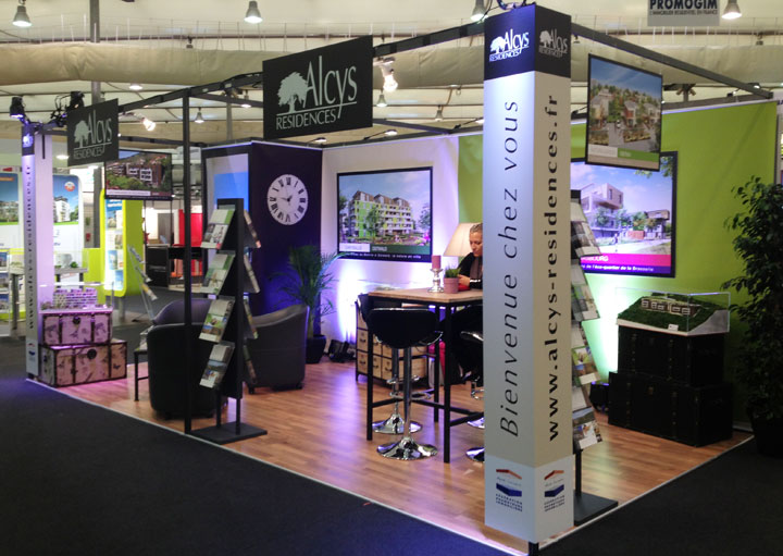 Stand ALCYS – Salon Régional de l’Immobilier à Strasbourg