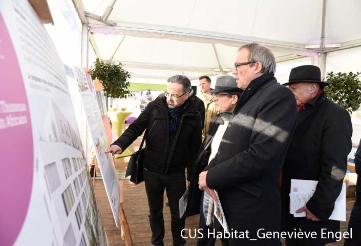 Pose de la Première Pierre de la Résidence Orion à Strasbourg