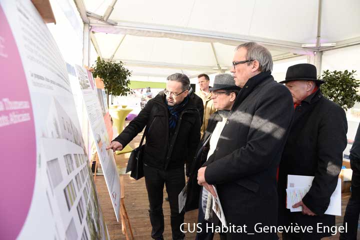 Pose de la Première Pierre de la Résidence Orion à Strasbourg