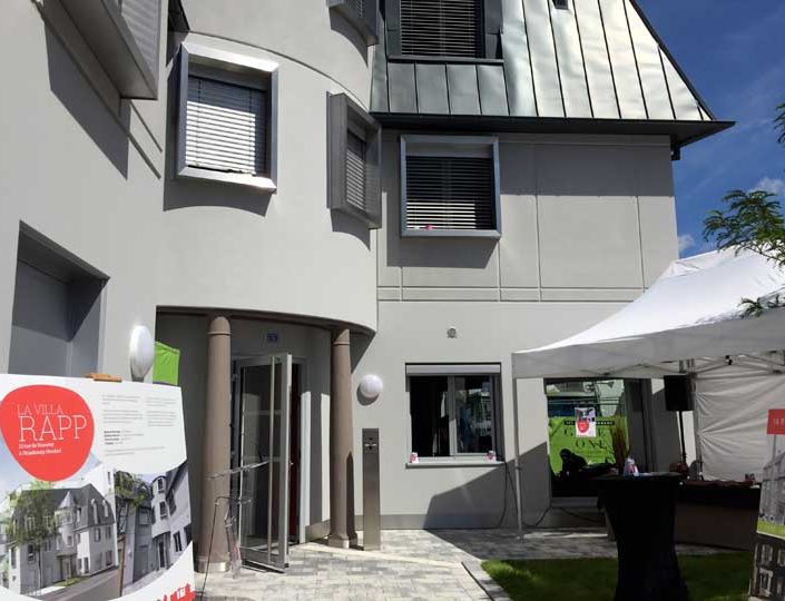 Inauguration de la Villa Rapp à Strasbourg