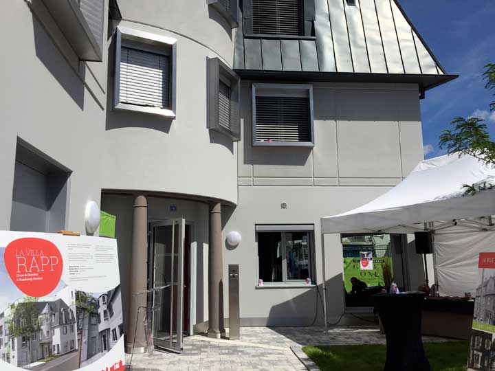 Inauguration de la Villa Rapp à Strasbourg