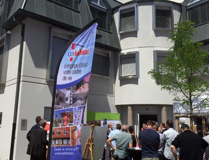 Inauguration de la Villa Rapp à Strasbourg