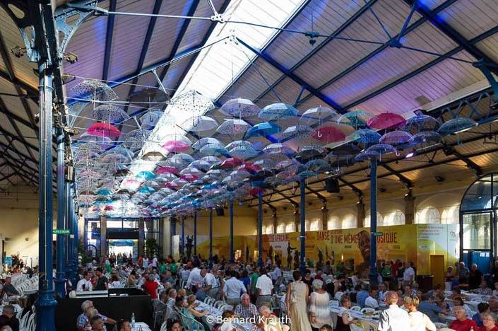 Création d’un plafond de parapluie dans une Halle au Marché à Haguenau