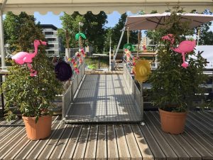 LA DÉCORATION DE L’ENTRÉE DE LA PENICHE