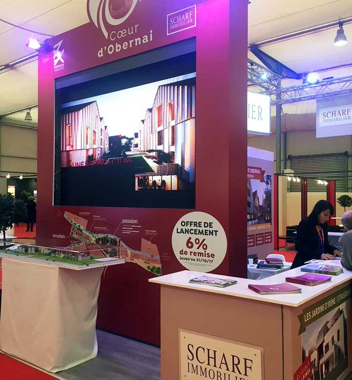 CONCEPTION STAND SCHARF IMMOBILIER