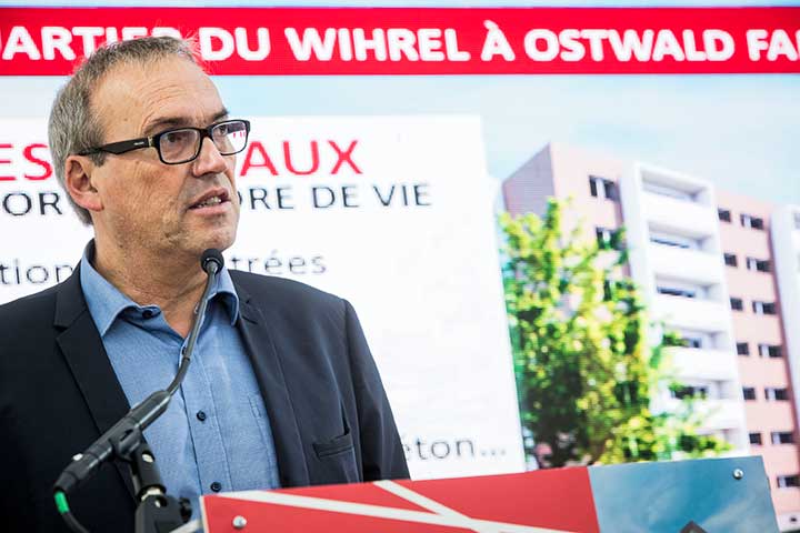 Lancement des travaux du chantier du Quartier Wihrel à Ostwald