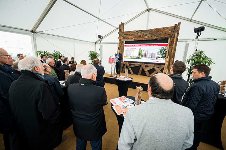 Lancement des travaux du chantier du Quartier Wihrel à Ostwald