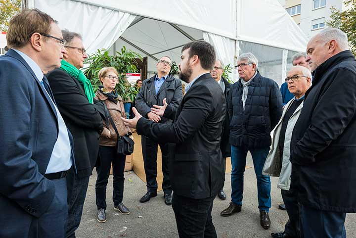 Lancement des travaux du chantier du Quartier Wihrel à Ostwald