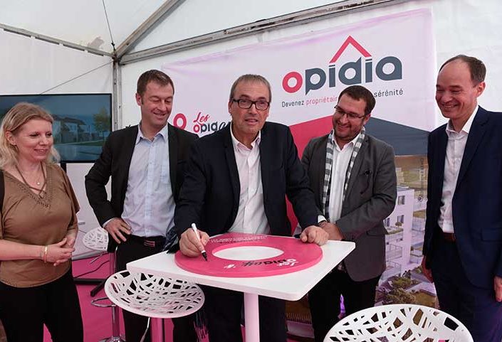 Lancement OPIDIA & Pose de la Première Pierre le Jouvence à Strasbourg