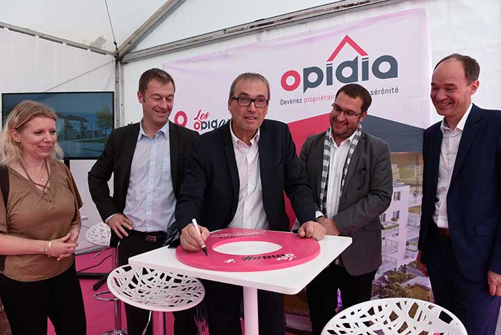 Lancement OPIDIA & Pose de la Première Pierre le Jouvence à Strasbourg