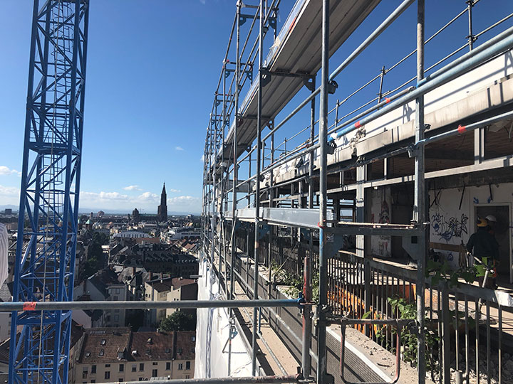 Cocktail dans la tour de la Maison du Bâtiment – La Canopée – Strasbourg