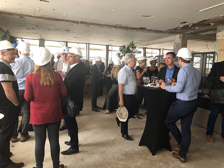 Cocktail dans la tour de la Maison du Bâtiment – La Canopée – Strasbourg