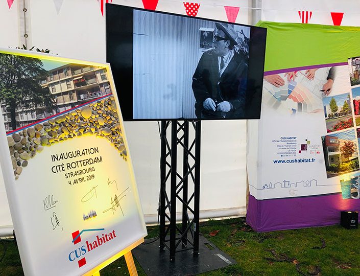 Inauguration de la rénovation de la Cité Rotterdam – CUS HABITAT