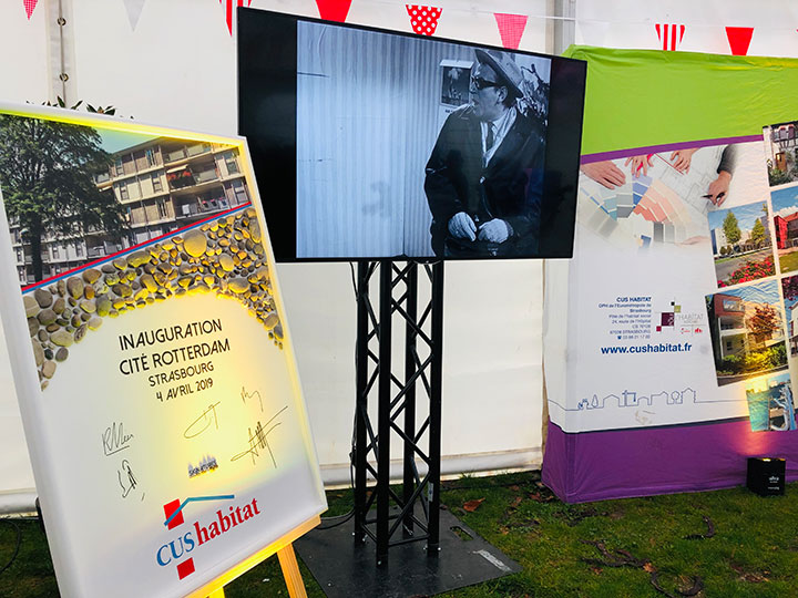 Inauguration de la rénovation de la Cité Rotterdam – CUS HABITAT