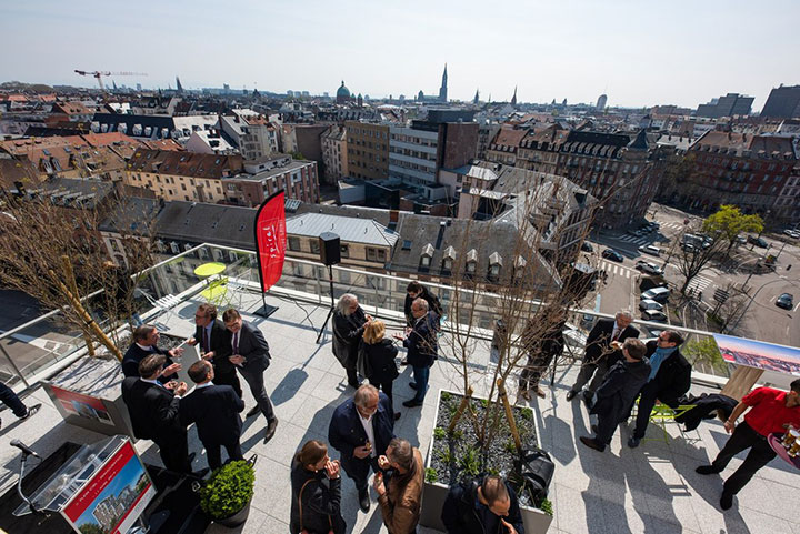 Inauguration Tour Plein Ciel à Strasbourg