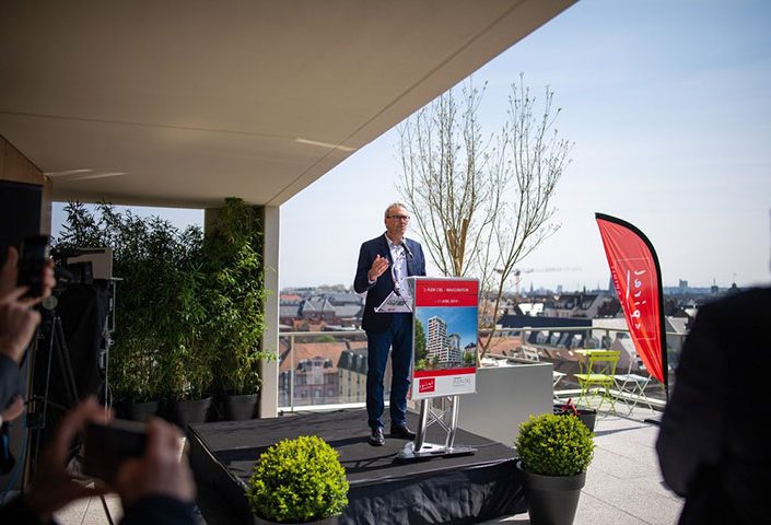 Inauguration Tour Plein Ciel à Strasbourg