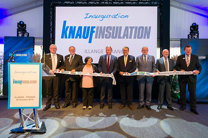 Inauguration de l’Usine KNAUF ILLANGE