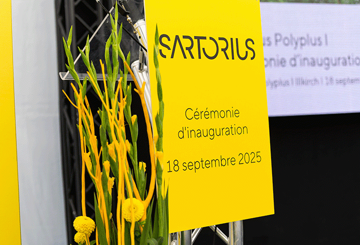 Inauguration Groupe Pharmaceutique Sartorius
