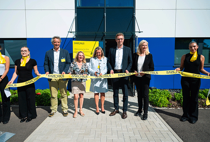 Inauguration Groupe Pharmaceutique Sartorius