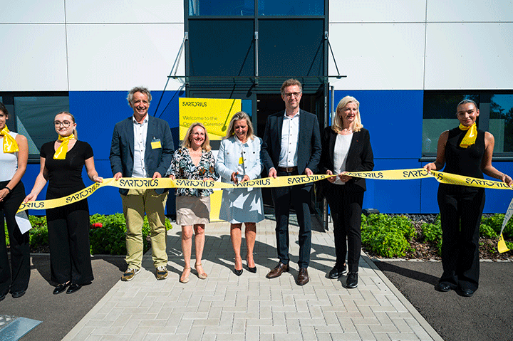 Inauguration Groupe Pharmaceutique Sartorius