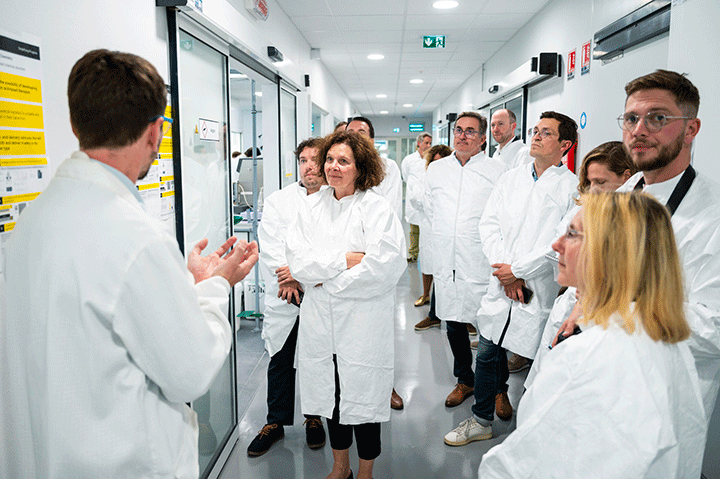 Inauguration Groupe Pharmaceutique Sartorius