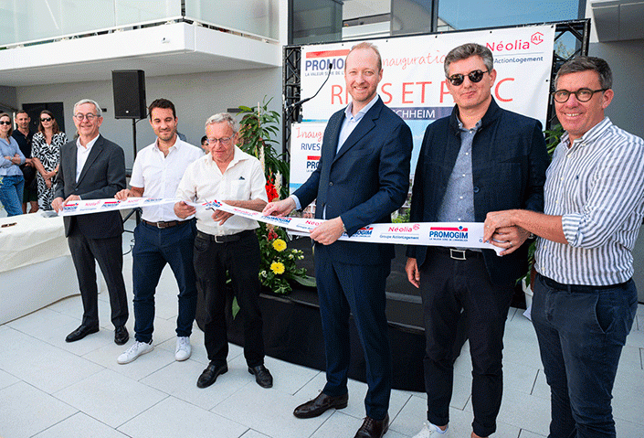 Inauguration programme immobilier à Bischheim