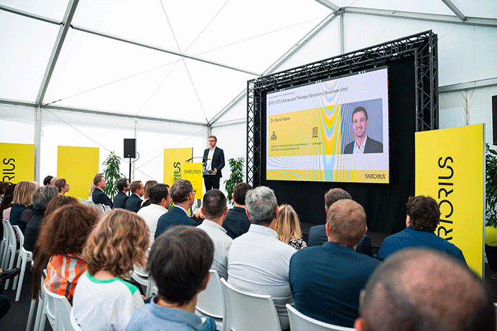 Inauguration Groupe Pharmaceutique Sartorius