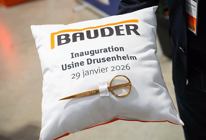 Inauguration Usine BAUDER France