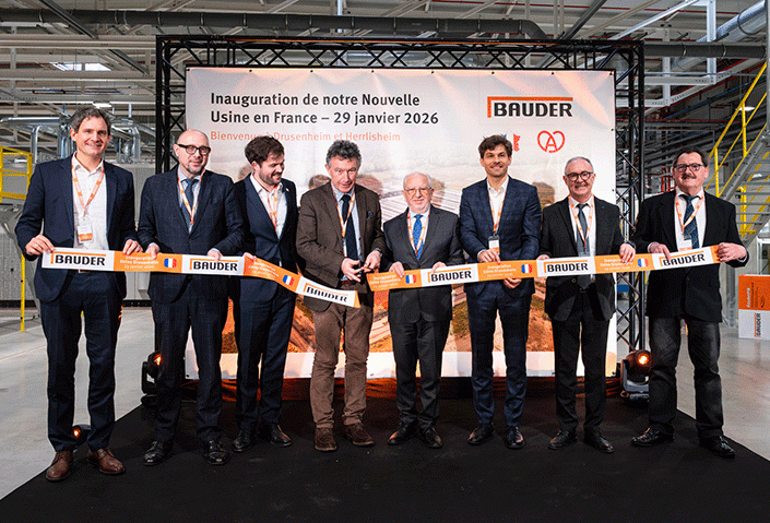 Inauguration Usine BAUDER France