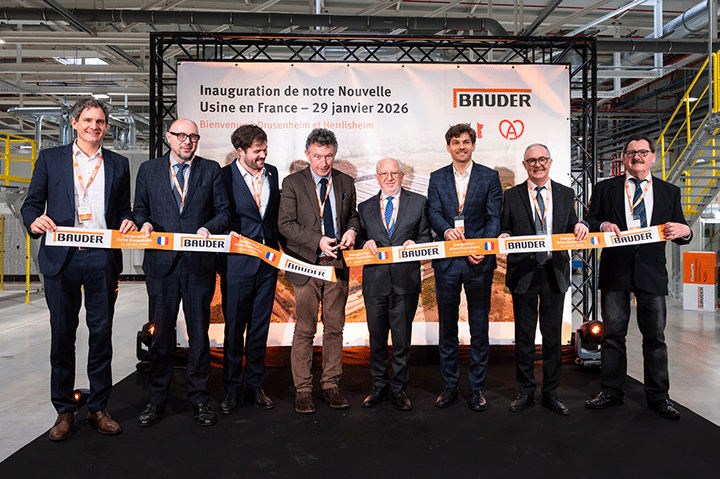 Inauguration Usine BAUDER France