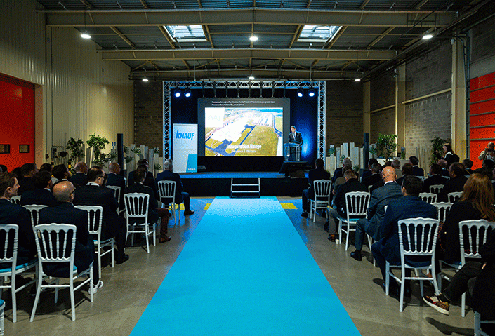 Inauguration Usine KNAUF Illange
