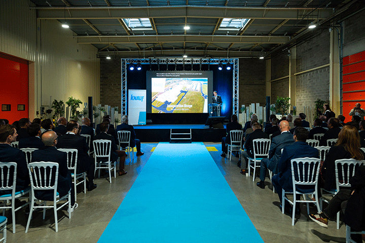 Inauguration Usine KNAUF Illange