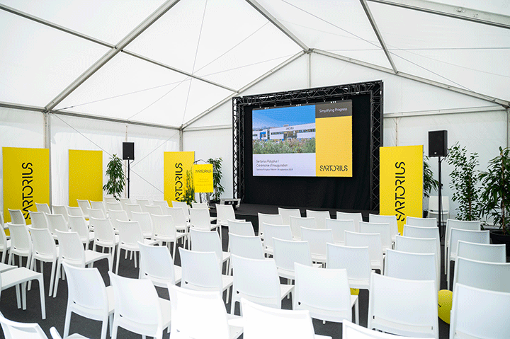 Inauguration Groupe Pharmaceutique Sartorius